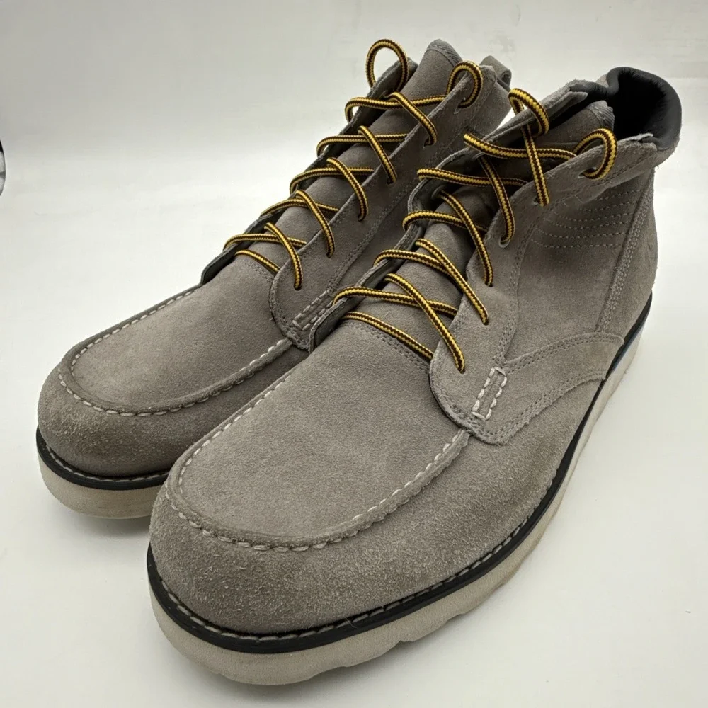 Nike ACG Kingman Moc Toe Gray Suede Chukka Boots 525387-014 Size 13